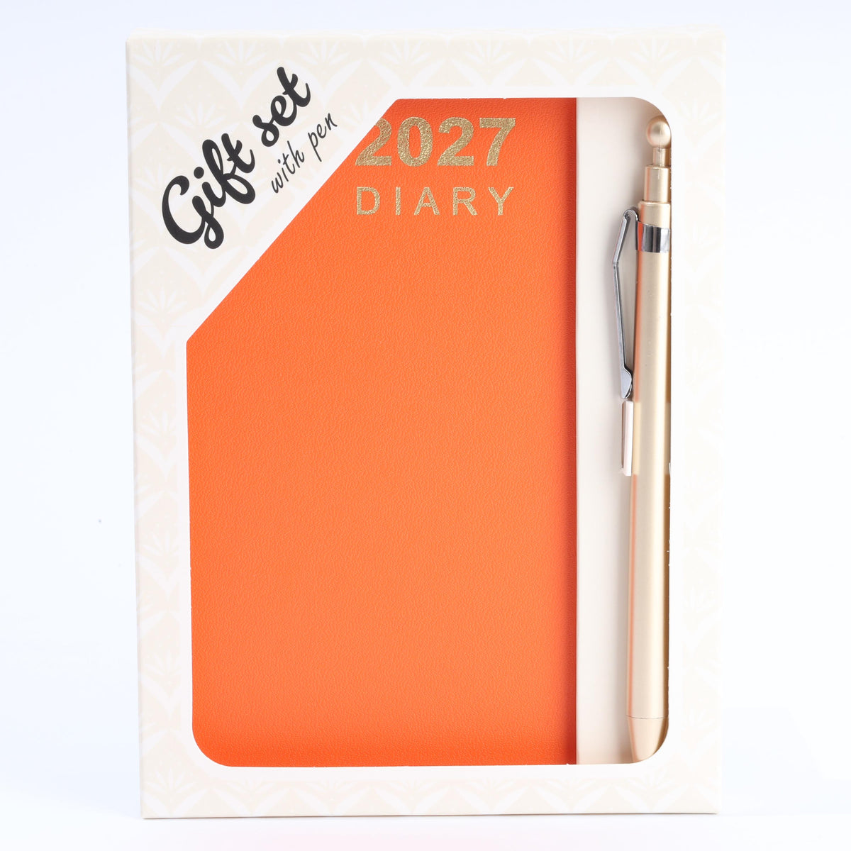 2027 Diary & Pen Slim Size Week to View Diaries Plain Planner Gift Set Boxed Etsy