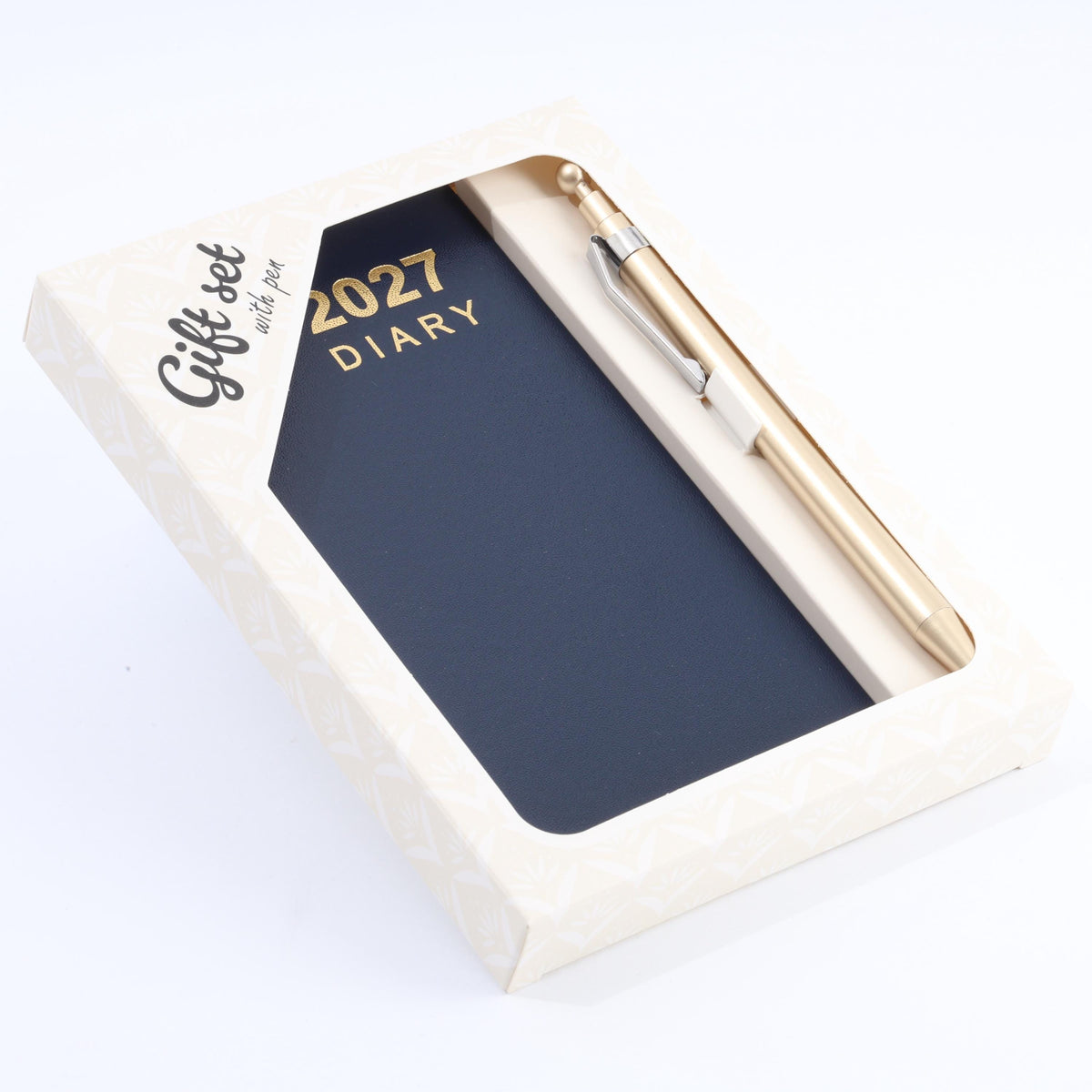 2027 Slim Diary and Pen Gift Set: Week to View Planner (Boxed) Etsy