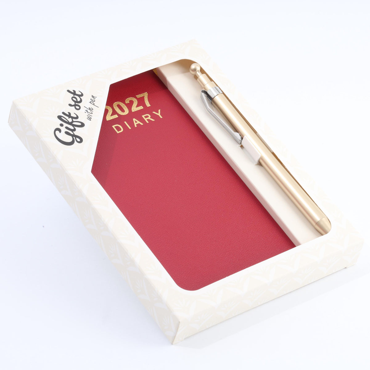 2027 Slim Diary and Pen Gift Set: Week to View Planner (Boxed) Etsy