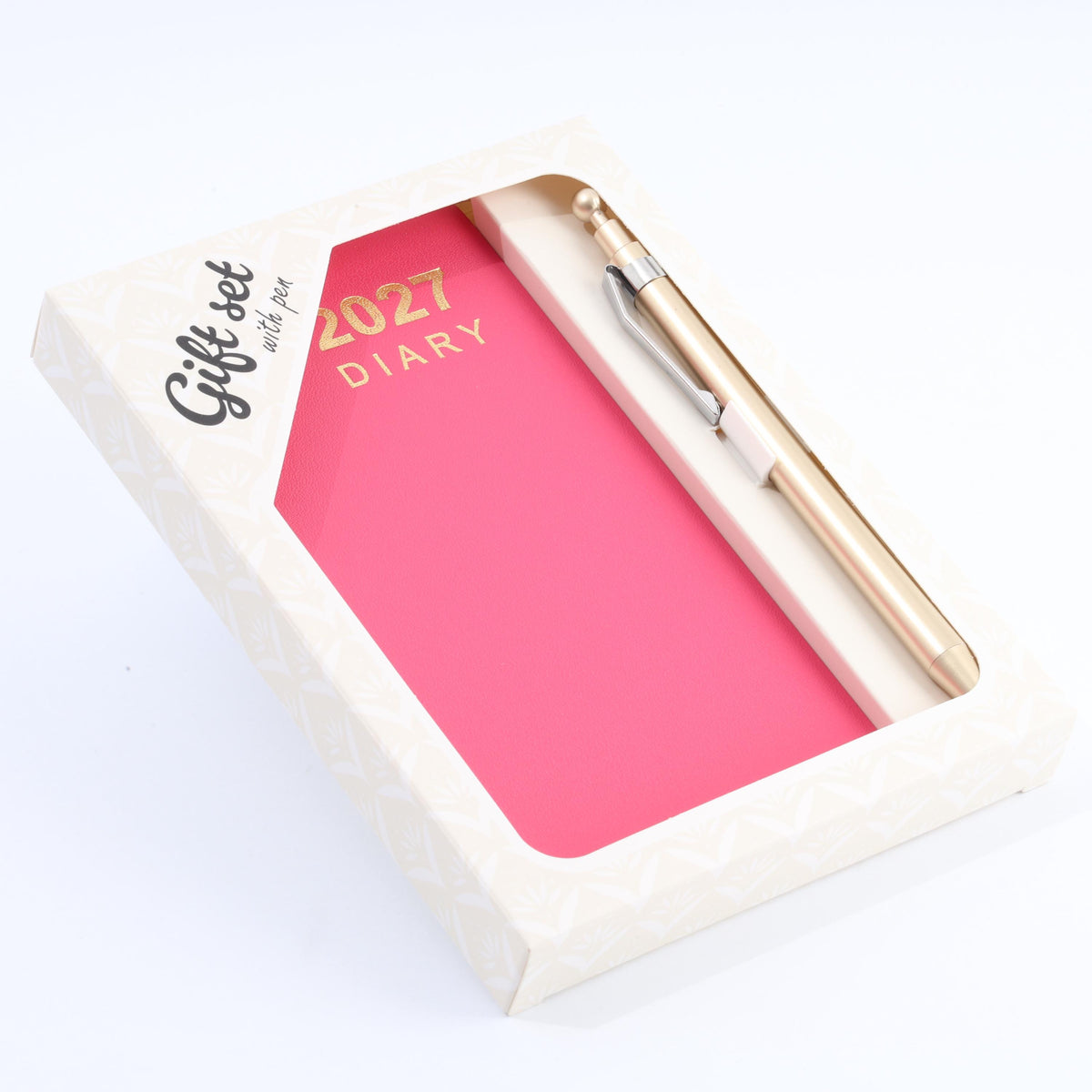 2027 Slim Diary and Pen Gift Set: Week to View Planner (Boxed) Etsy