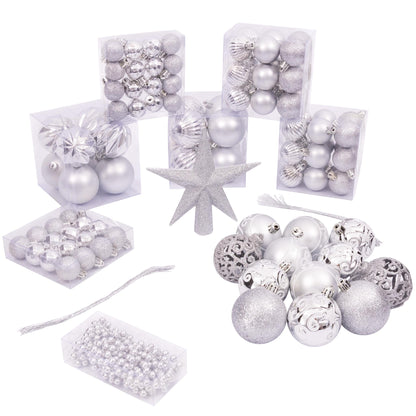 100-Piece Christmas Bauble Set – 12 Colours – image 4