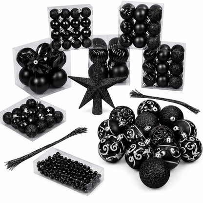 100-Piece Christmas Bauble Set – 12 Colours – image 10