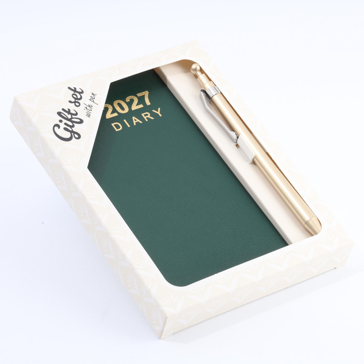 2027 Slim Diary and Pen Gift Set: Week to View Planner (Boxed) Etsy