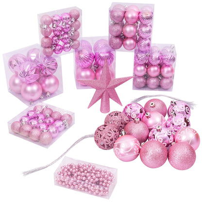 100-Piece Christmas Bauble Set – 12 Colours – image 5