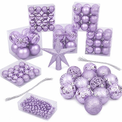 100-Piece Christmas Bauble Set – 12 Colours – image 12
