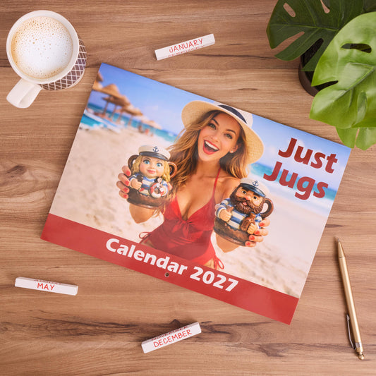 2027 Fun Just Jugs Funny Calendar Wall Monthly Planner Secret Santa Gift Etsy