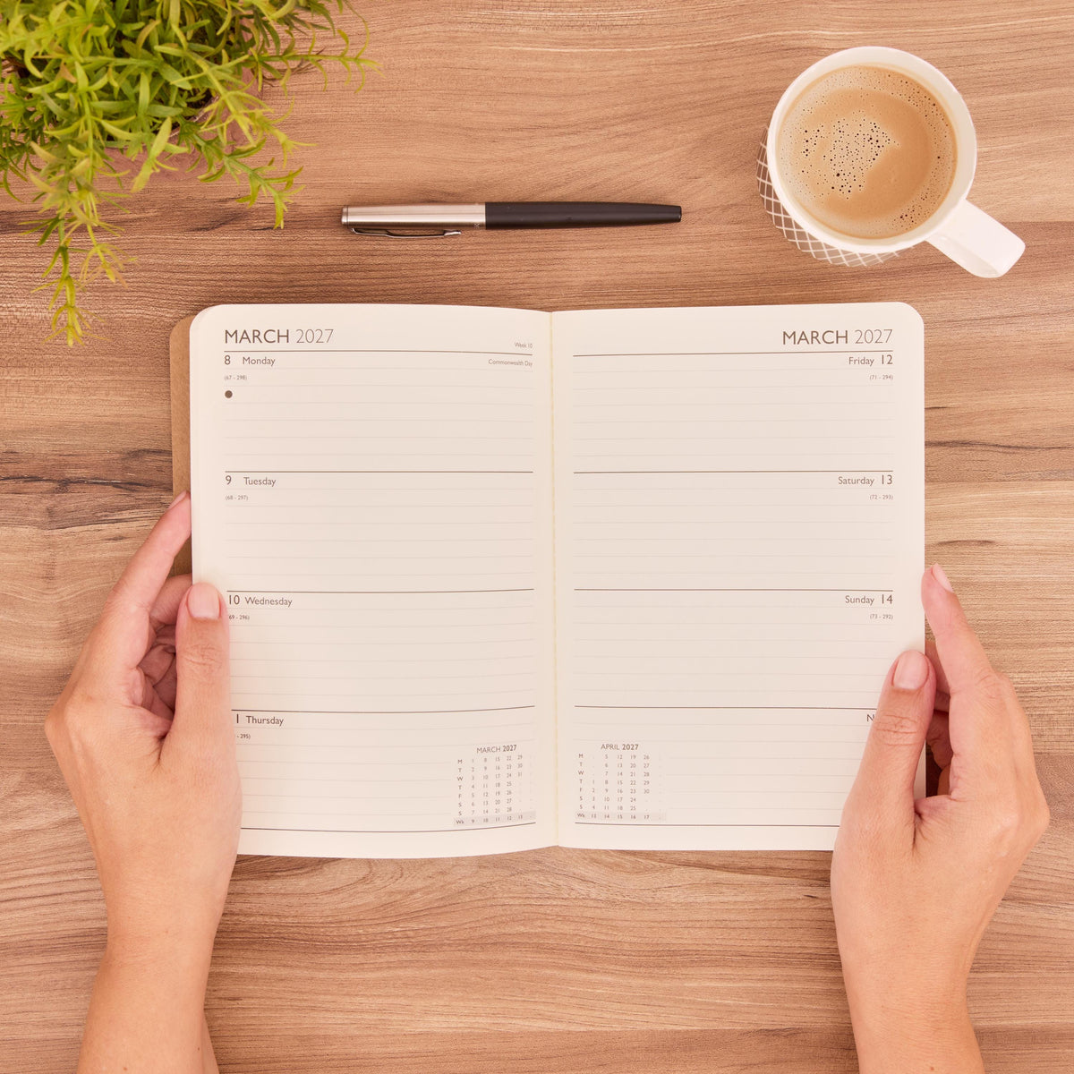 2027 Eco-Friendly Week to View Diary: A5 or Slim Recyclable Planner Etsy