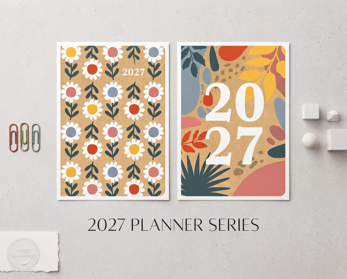 2027 Eco-Friendly Week to View Diary: A5 or Slim Recyclable Planner Etsy