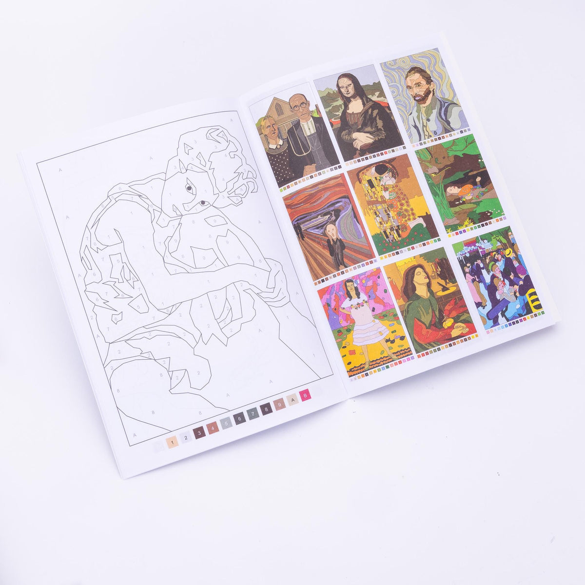 Advanced Adult Colouring Book with 20 Colouring Pencils A4 Colour by Numbers Masterpieces Art Set Gift Etsy