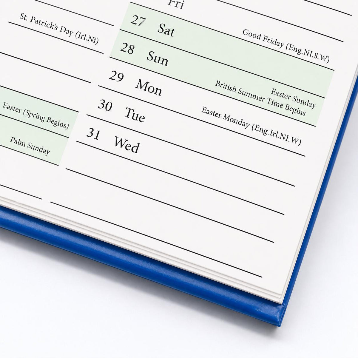 2027 Month to View Desk Calendar Home Office Table Work Top Planner Swirls Etsy