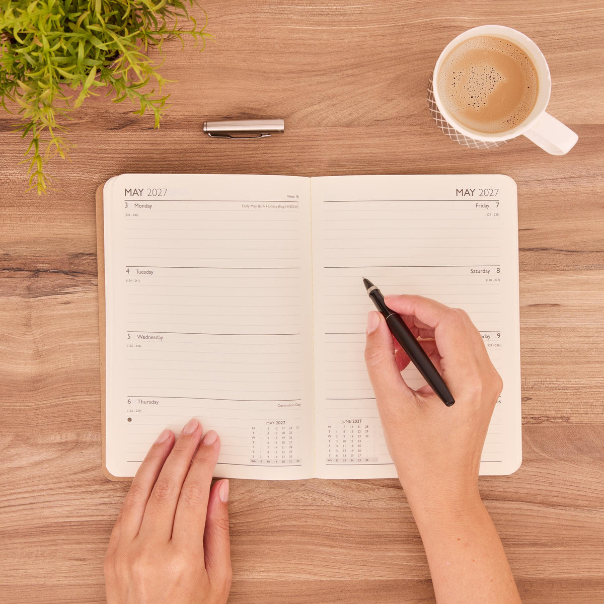 2027 Eco-Friendly Week to View Diary: A5 or Slim Recyclable Planner Etsy