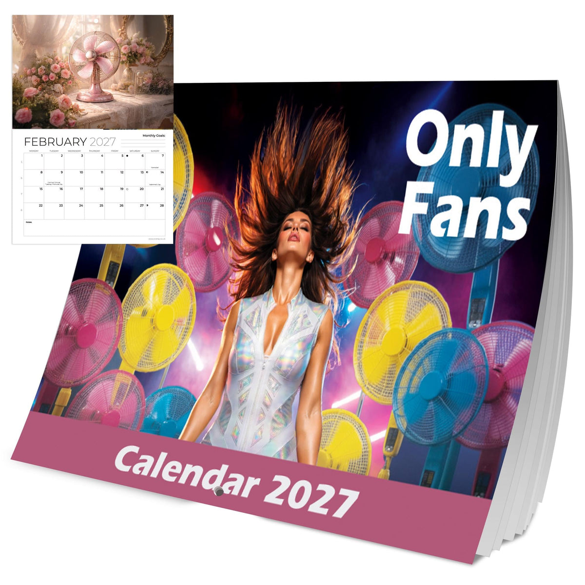 2027 Fun Only Fans Calendar Wall Monthly Planner Secret Santa Gift Etsy